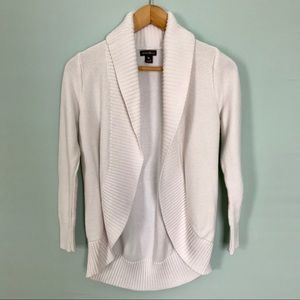 Eddie Bauer White Cardigan Sweater